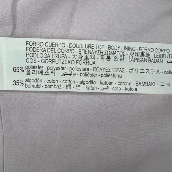 NWOT ZARA Poplin Relaxed Fit Pink Lightweight‎ Suit Jacket 4624/076 Size 40